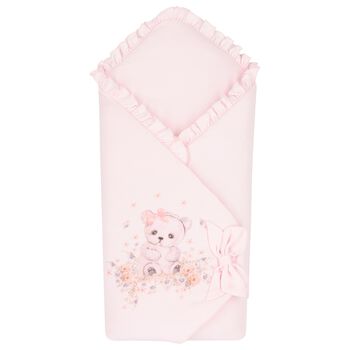 Baby Girls Pink Teddy Bear Nest