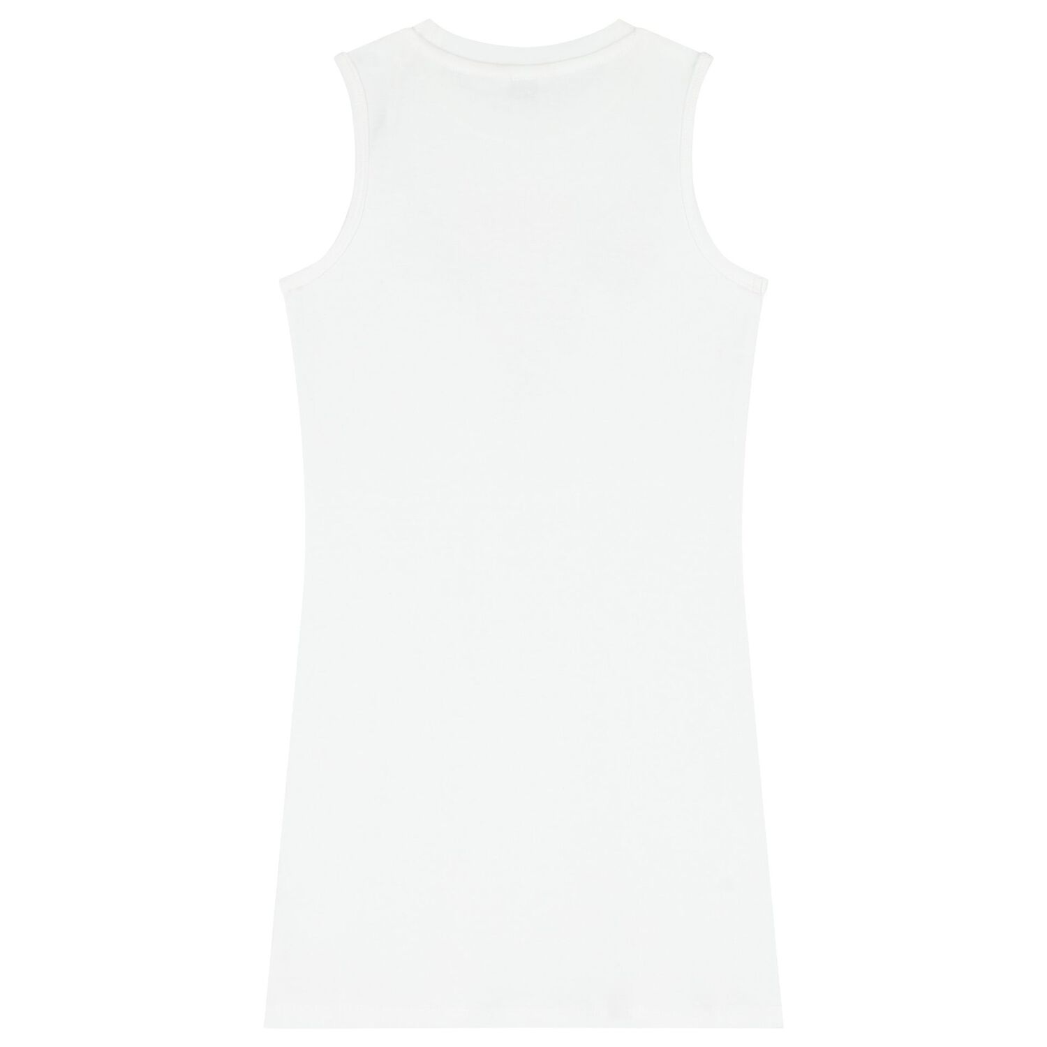 فستان بنات بالشعار باللون الأبيض , 3, hi-res