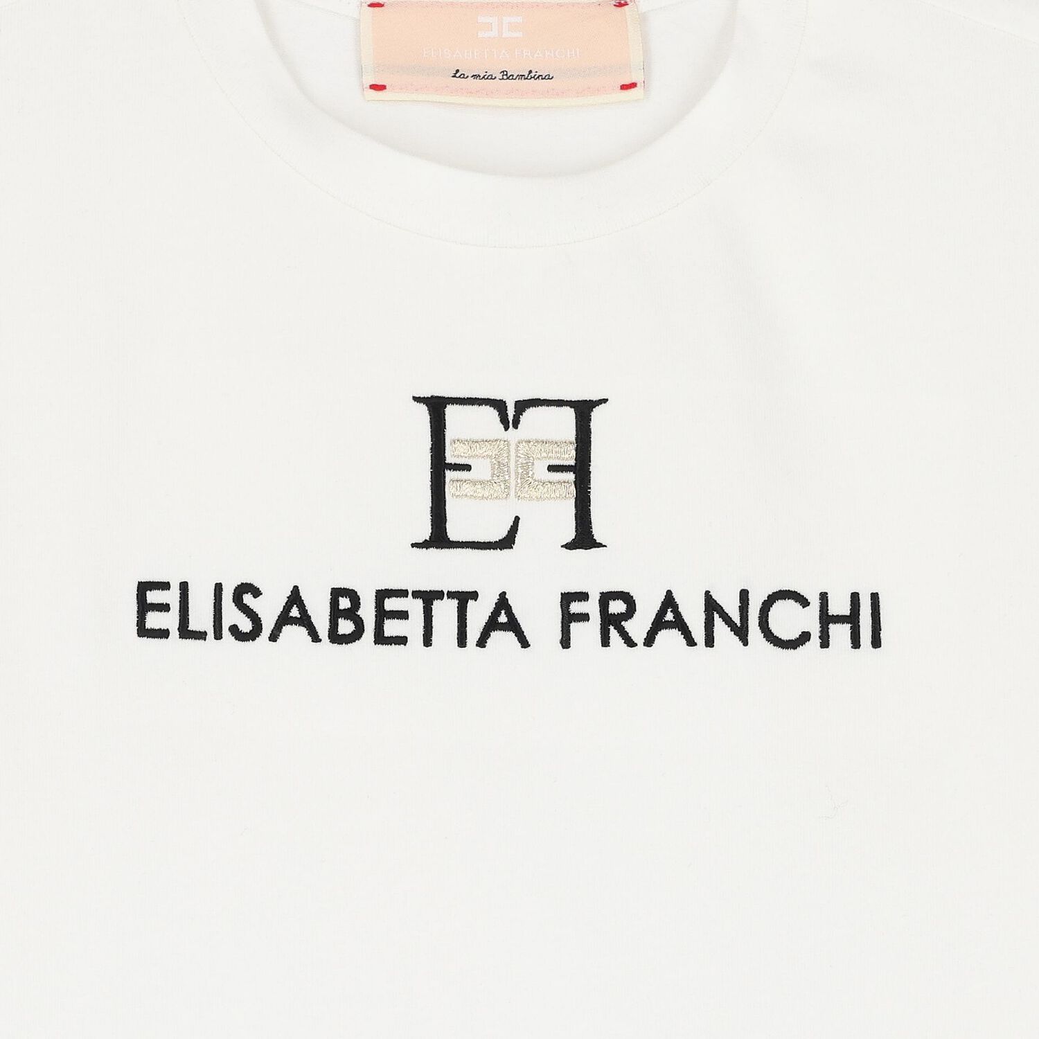 Girls Ivory Logo T-Shirt, 3, hi-res image number null