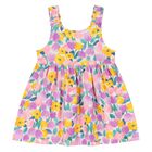 Younger Girls Multi-Coloured Floral Dress Set, 3, hi-res