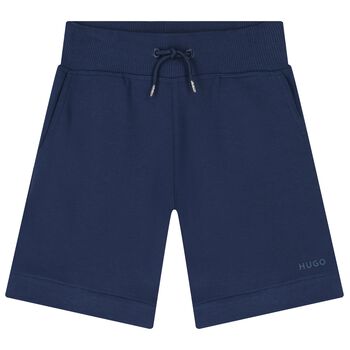 Boys Navy Logo Short