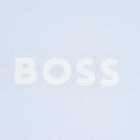 بطانيه اولاد مخططه بالشعار باللون الازرق والابيض , 3, hi-res