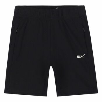 Boys Black Logo Shorts