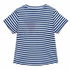 Girls Blue & White Logo T-Shirt, 1, hi-res