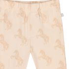 Younger Girls Beige Horse Joggers, 1, hi-res