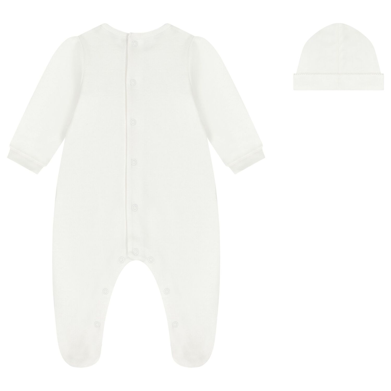 White Babygrow & Hat Set, 1, hi-res image number null