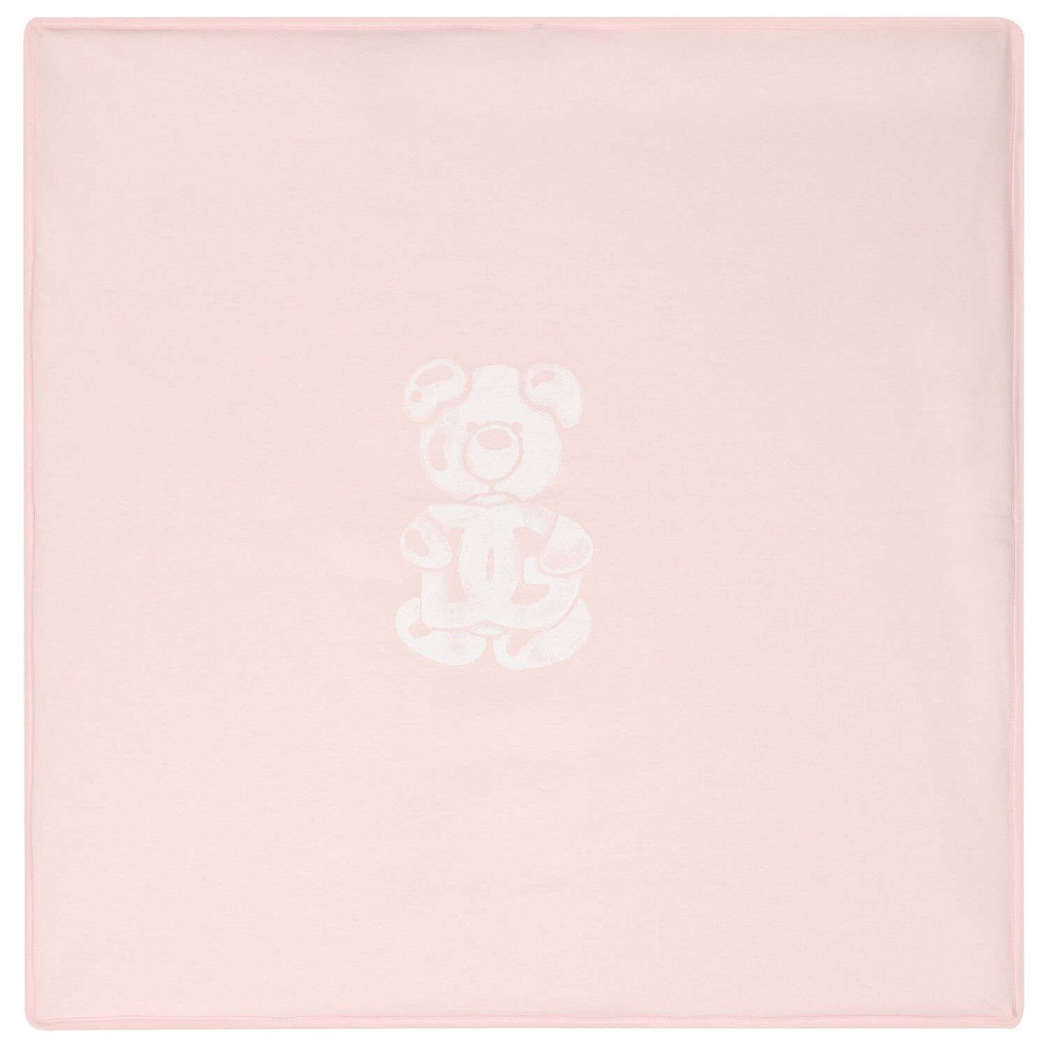 Baby Girls Pink Teddy Bear Blanket, 1, hi-res