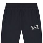 Boys Navy Blue Logo Joggers, 2, hi-res