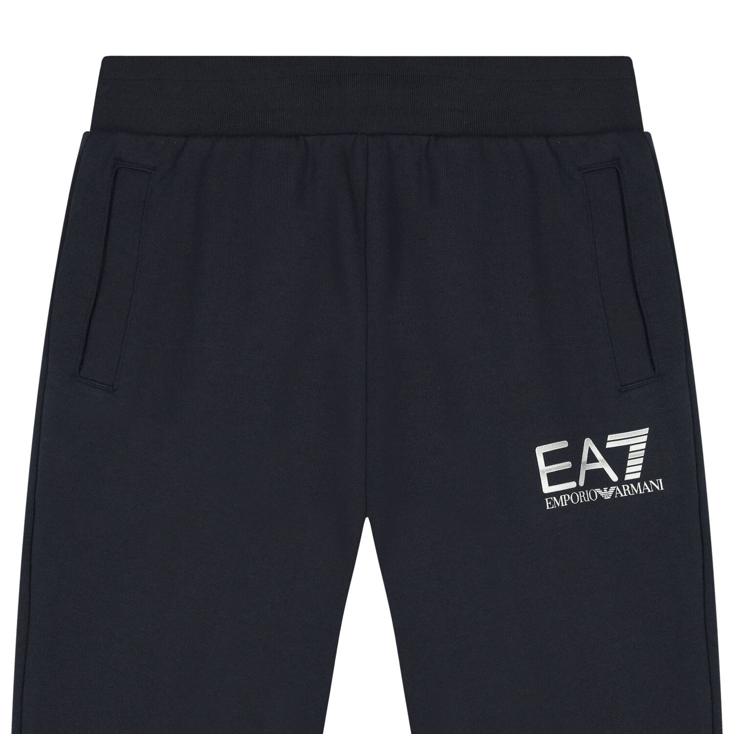 Boys Navy Blue Logo Joggers, 2, hi-res image number null
