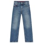 Boys Blue Denim Jeans, 1, hi-res