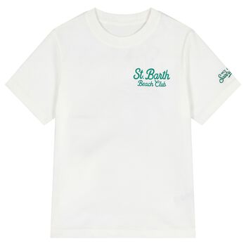 Boys White Logo T-Shirt