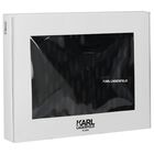 Younger Boys Black & White Logo Tracksuit Set, 1, hi-res