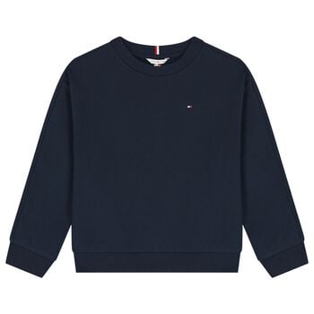 Boys Navy Blue Logo Sweatshirt