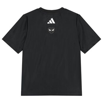 Boys Black Marvel Spider-Man T-Shirt