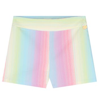 Girls Multi-Coloured Striped Shorts