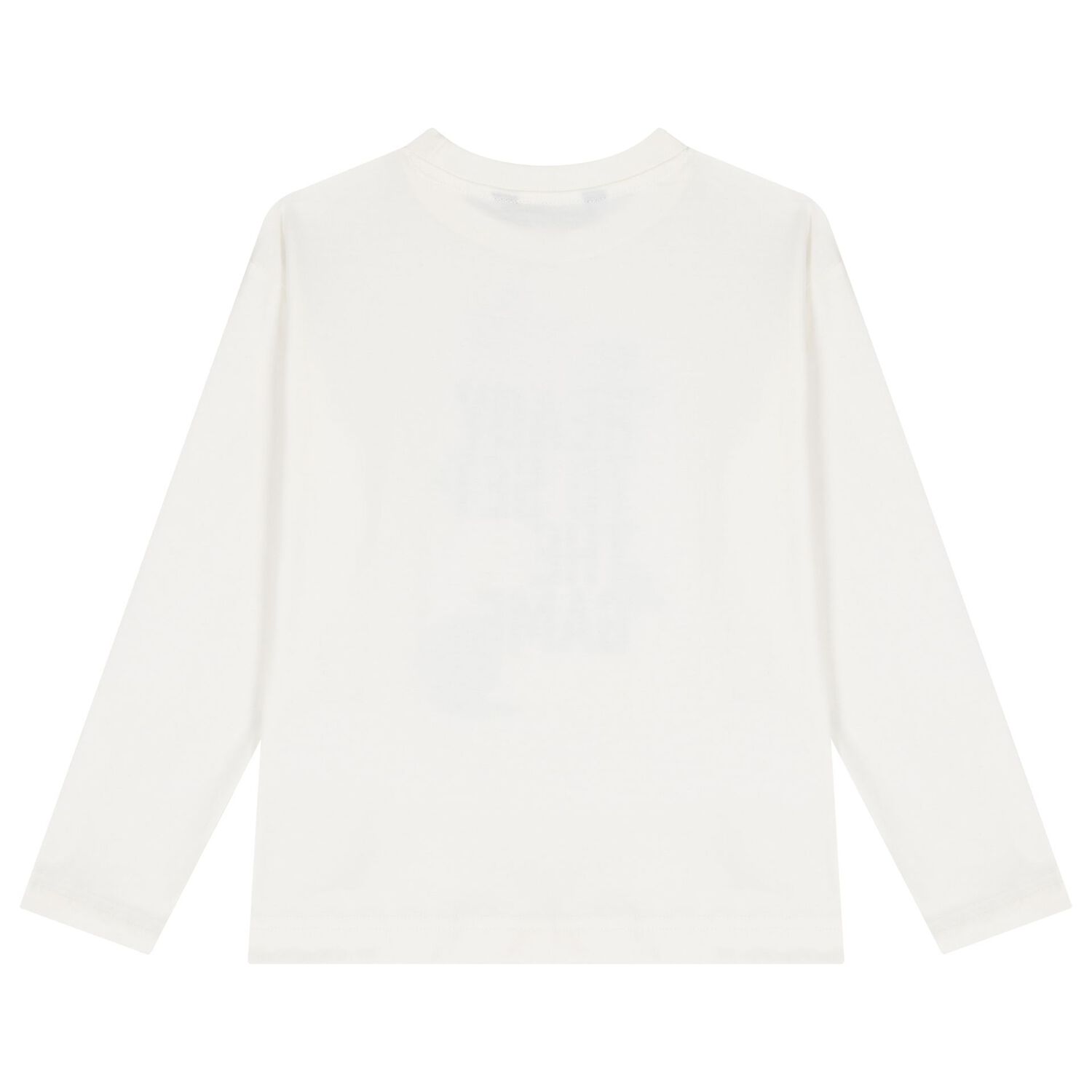 بلوزة بأكمام طويلة بالشعار باللون الرمادي و الأبيض للأولاد ( عبوة من قطعتين ), 1, hi-res