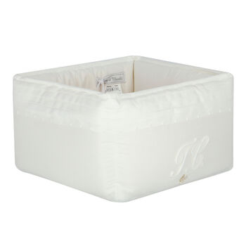 Baby White Accessory Basket