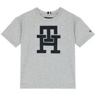 Boys Grey Logo T-Shirt, 1, hi-res