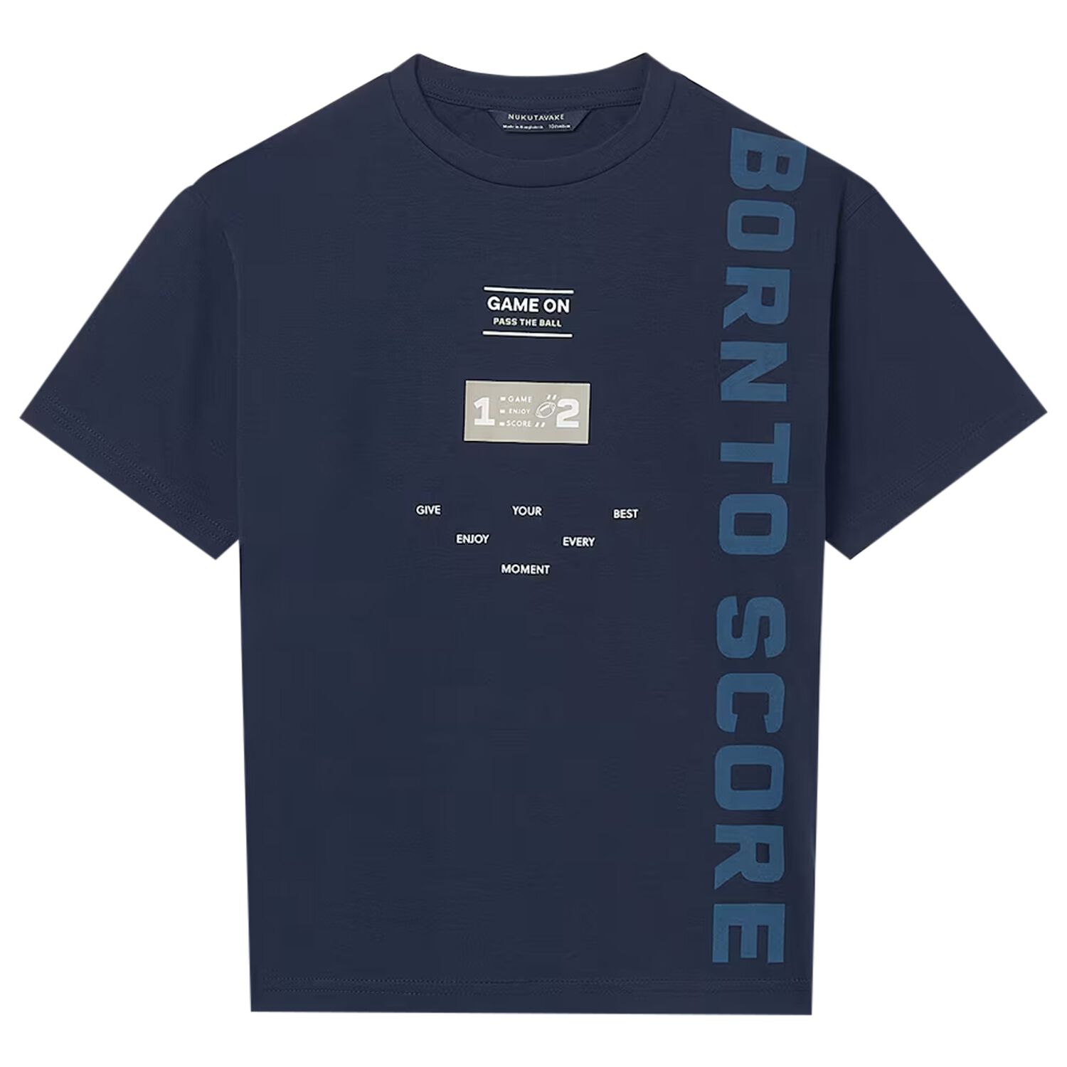 Boys Navy Blue T-Shirt, 1, hi-res