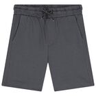 Boys Green, Beige & Grey Shorts Set, 2, hi-res