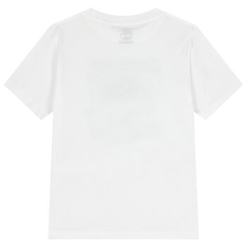 Boys White Logo T-Shirt