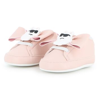Baby Girls Pink Choupette Pre Walker Shoes