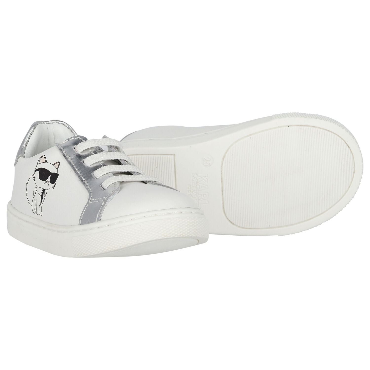 White Ikonik Choupette Trainers , 1, hi-res image number null