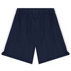 Boys Navy Blue Logo Shorts Set, 1, hi-res
