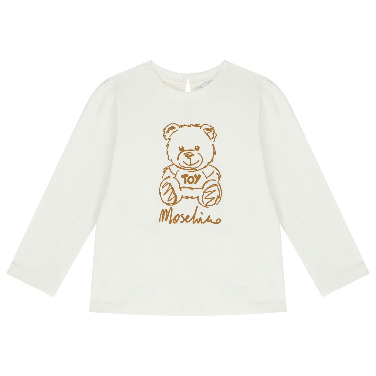 طقم تنورة بنات بشعار تيدى باللون العاجى والأحمر, 1, hi-res image number null