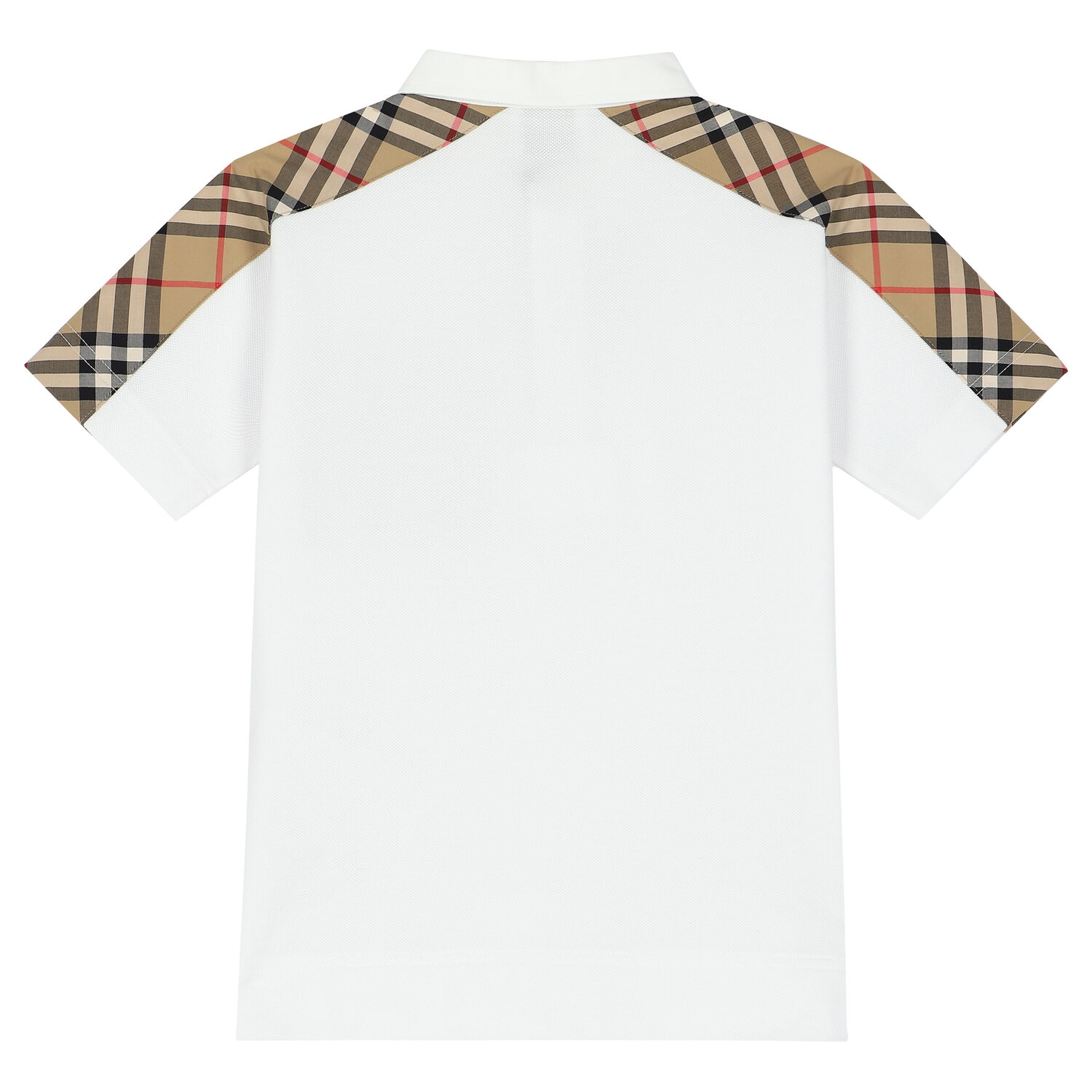 Boys White Logo Polo Shirt, 1, hi-res