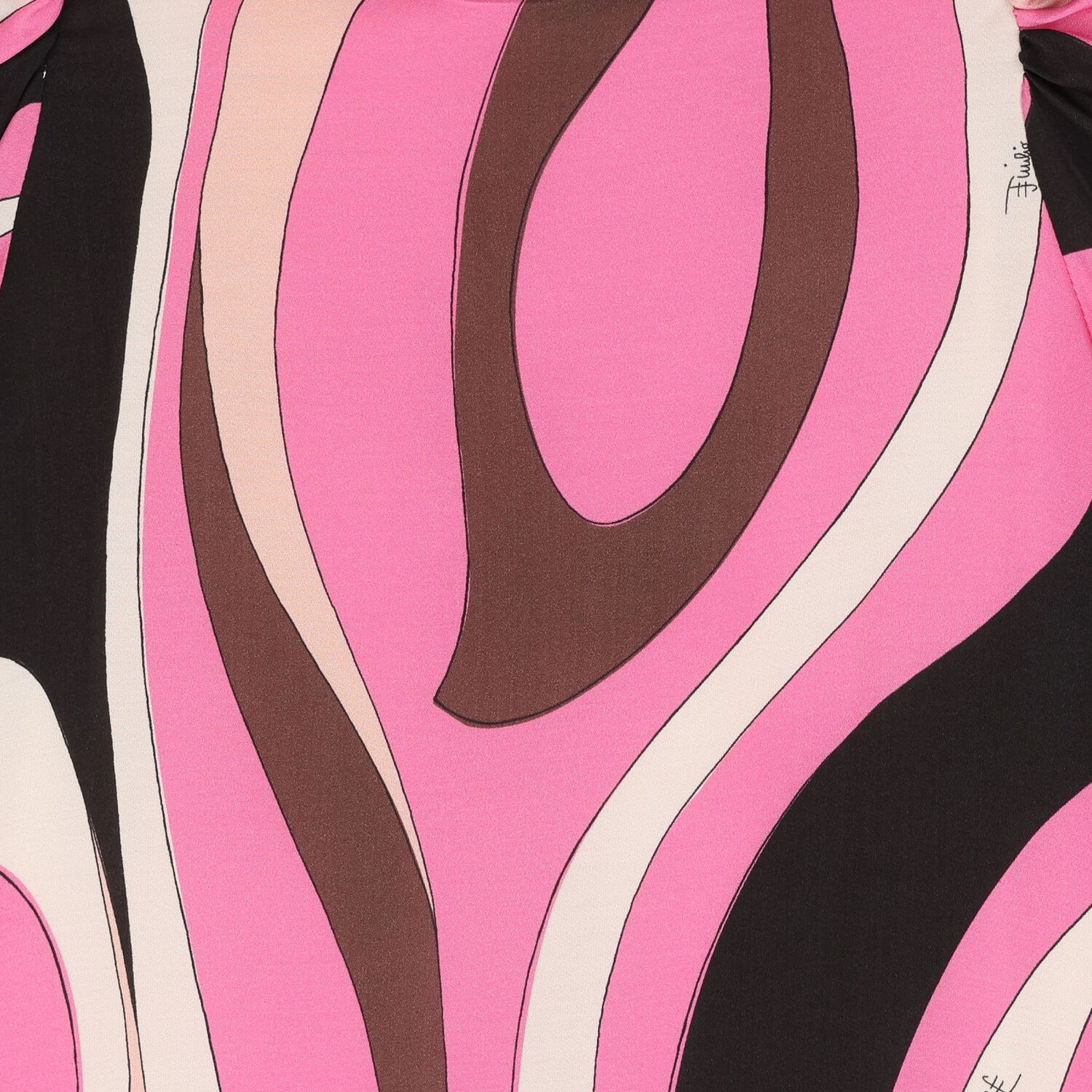 Girls Pink Vortice Logo Dress, 1, hi-res