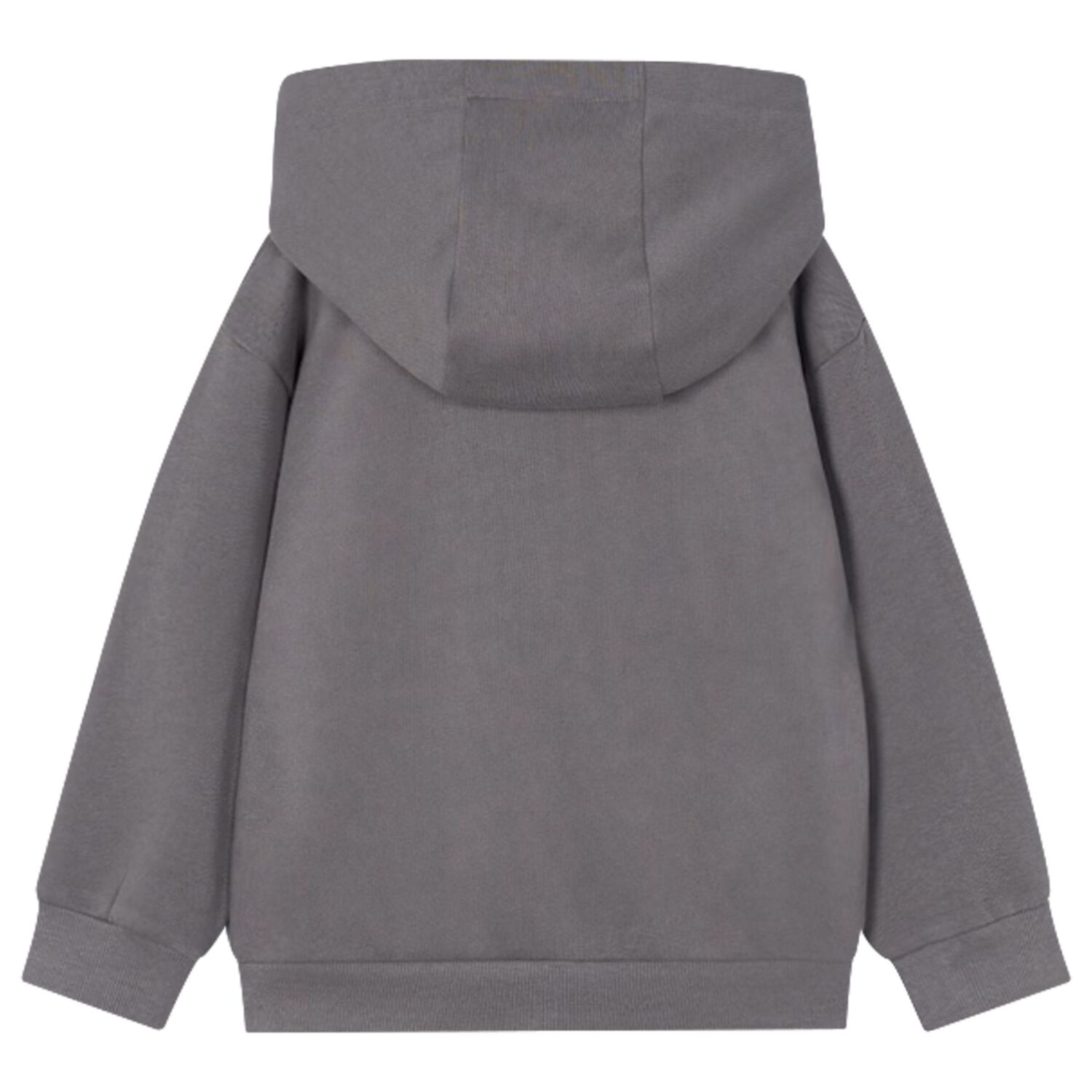 Boys Grey Dinosaur Hooded Top, 2, hi-res