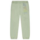 Boys Green Logo Joggers, 1, hi-res