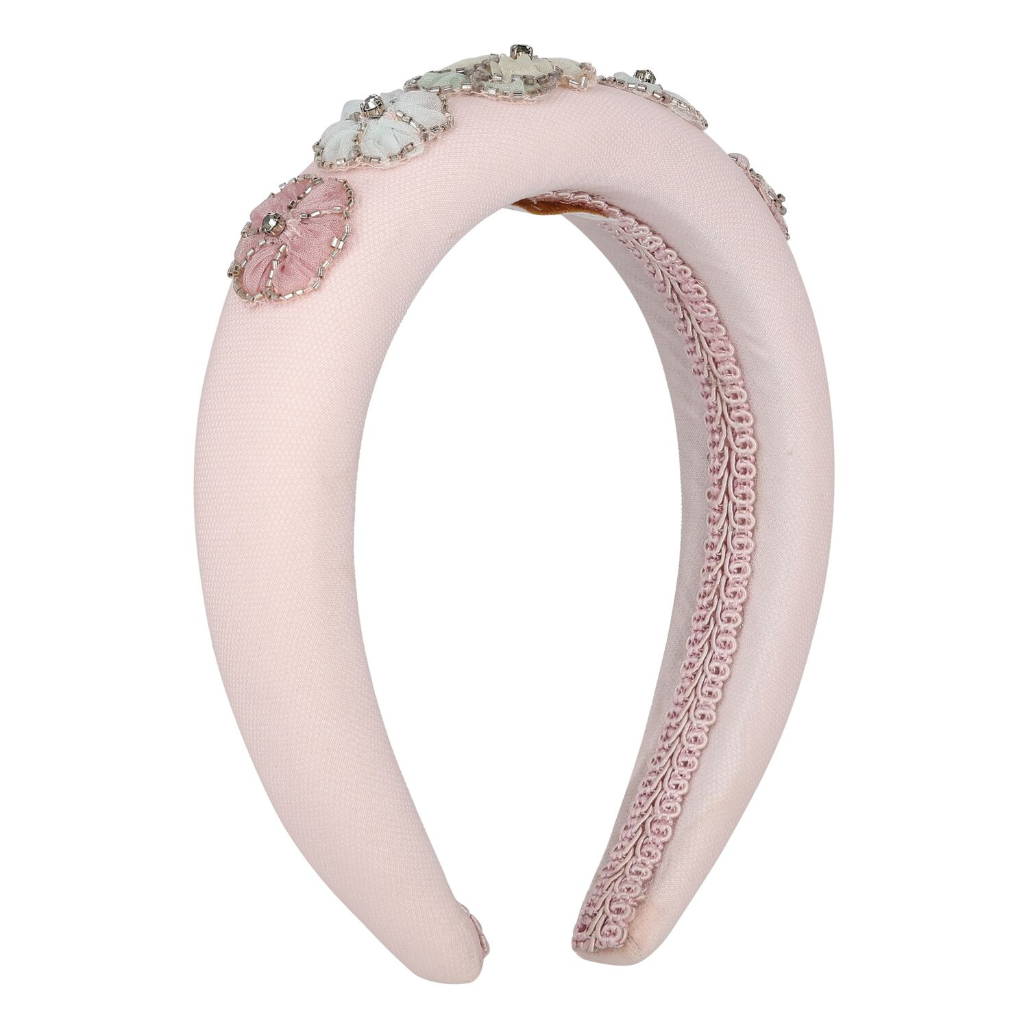 Girls Pink Flower Headband, 1, hi-res image number null