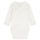 Ivory & Beige Teddy Bear Logo Baby Bodysuit ( 3-Pack ), 1, hi-res