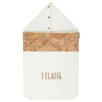 Ivory & Beige Geo Map Baby Nest