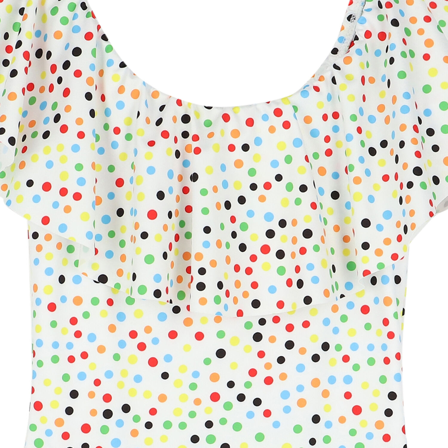 Girls Multi-Colored Dot Swimsuit, 1, hi-res image number null