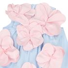 Girls Blue & Pink Flower Dress, 1, hi-res