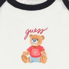 Baby Boys Navy Blue & White Teddy Bear Bodysuit Set, 2, hi-res