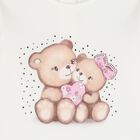 Girls Ivory Teddy Bear Long Sleeve Top, 1, hi-res