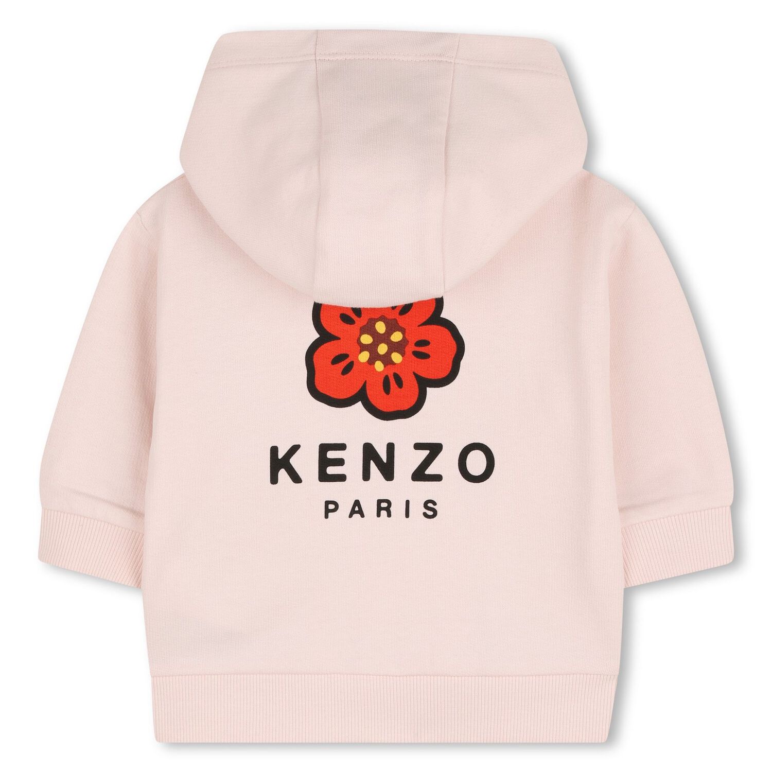 Younger Girls Pink & Ivory Boke Flower Tracksuit Set, 1, hi-res