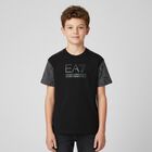 Boys Black & Grey Logo T-Shirt, 3, hi-res