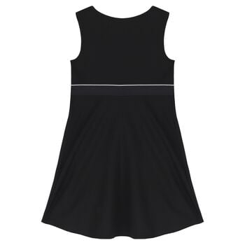 Girls Black Logo Dress