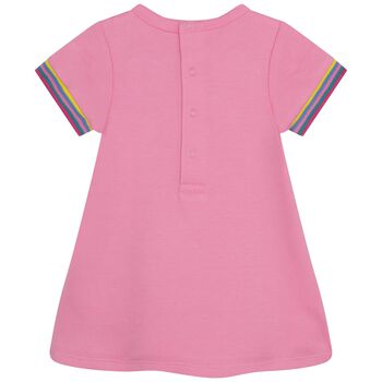 Younger Girls Pink Bag Dress