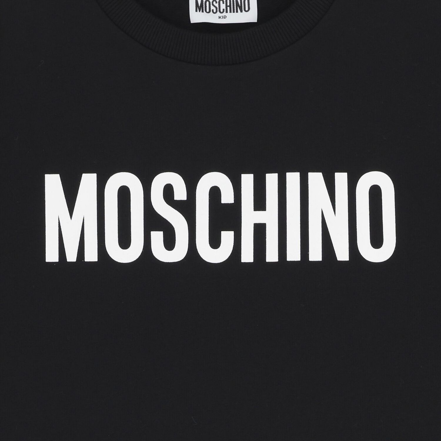 Girls Black Logo Dress, 2, hi-res