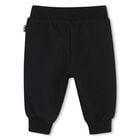 Baby Boys Black Logo Tracksuit, 1, hi-res