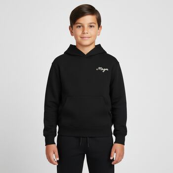 Boys Black Logo Joggers