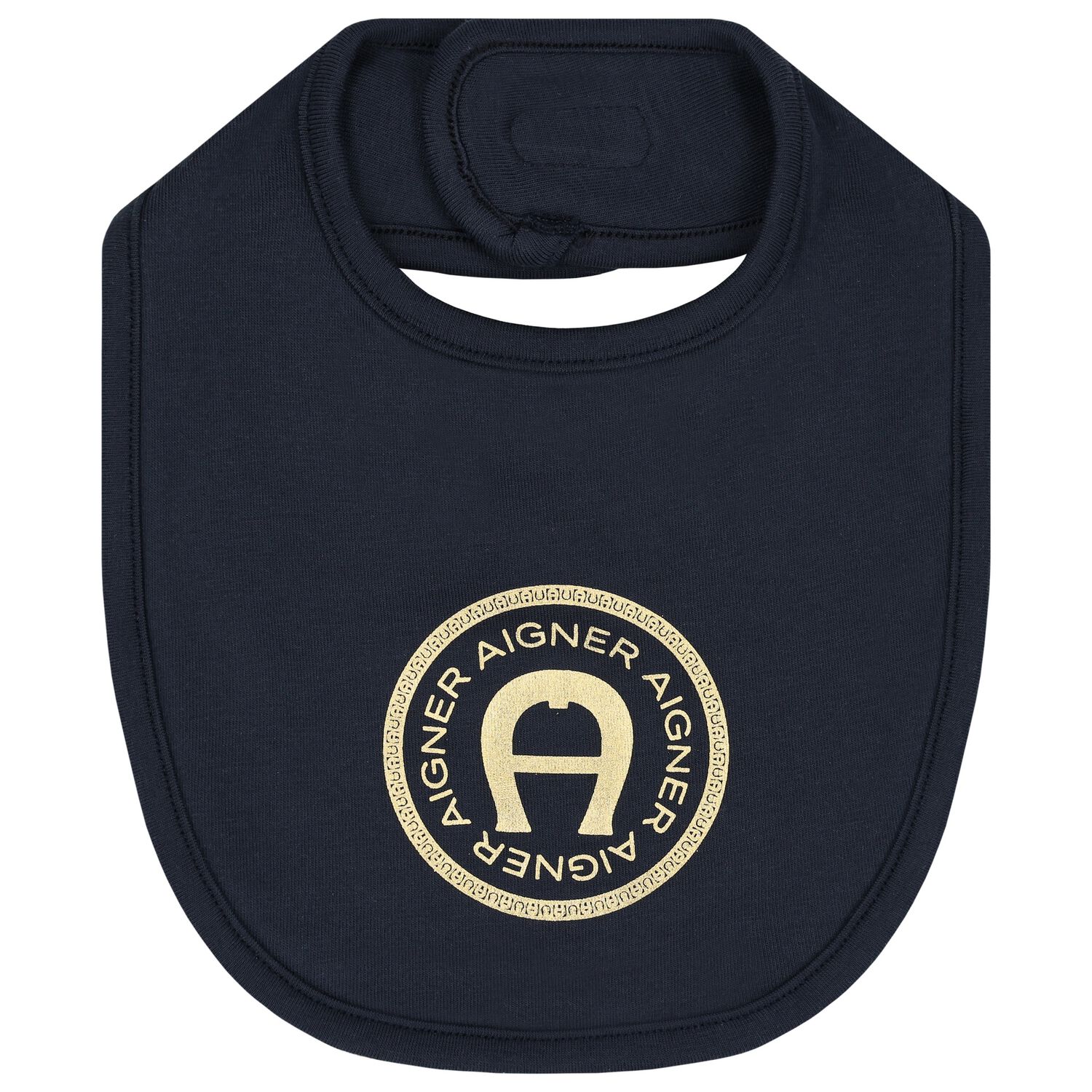 Baby Boys Navy Blue Logo Bib, 2, hi-res image number null
