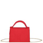 Girls Red Jacquard Logo Handbag ( 13cm ), 1, hi-res