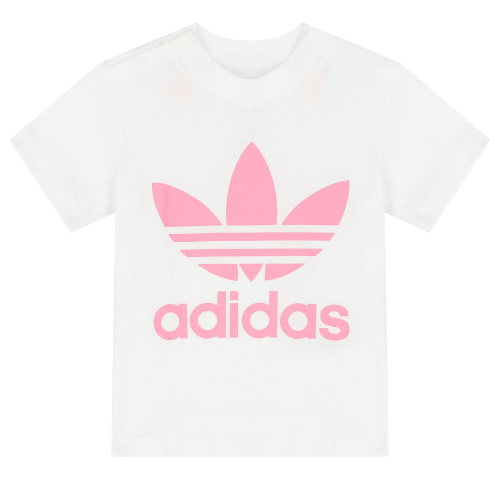 Junior | Shorts USA Originals Set & White Pink adidas Couture Logo
